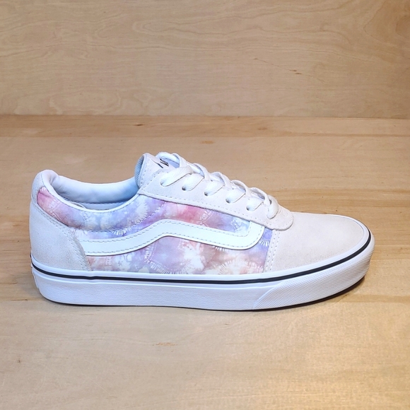 Vans Shoes - Vans Old Skool Tan/Purple Suede Women's Athletic Shoes